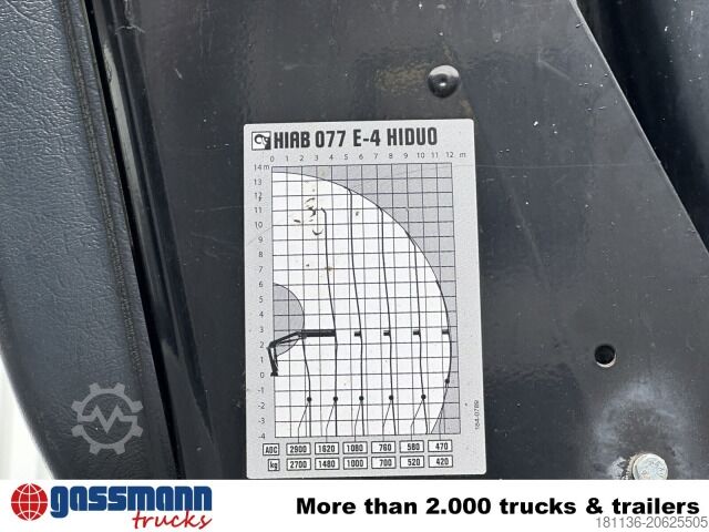 Tipper truck Iveco EuroCargo ML140E25K 4x2, EEV, Kran Hiab 077E-4