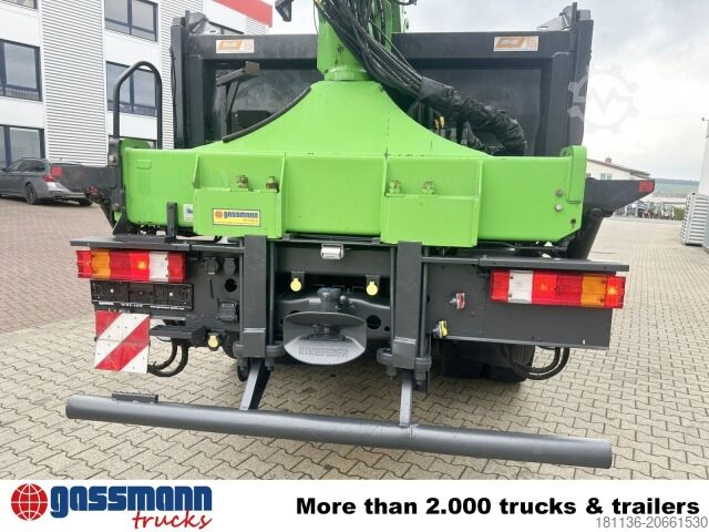 Tipper truck Mercedes-Benz Actros 3341 K 6x4, Bormatik links, Heckkran Penz