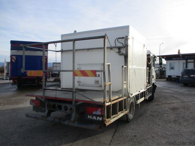 Vacuum tank truck MAN TGL 8.180 Fäkalienwagen, WC, TOI TOI