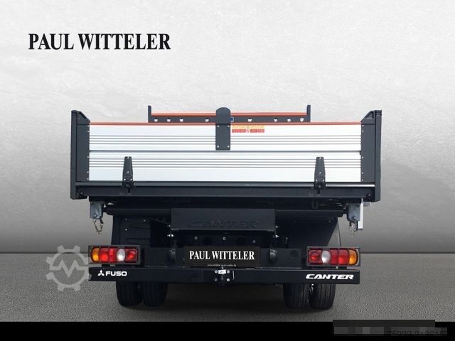 Tipper van FUSO Canter 3C15 Dreiseitenkipper AHK 3,5t/Klima/grau