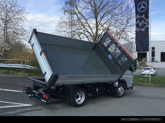 Tipper van FUSO Canter 3C15 Dreiseitenkipper AHK 3,5t/Klima/grau