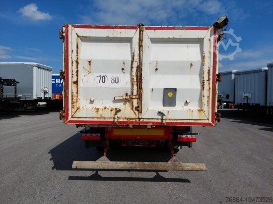 Tipper semitrailer SCHWARZMüLLER K10VLN3 STAHLMULDE, PORTALTüREN, ALUFELGEN, LIFTACHSE, 60M3