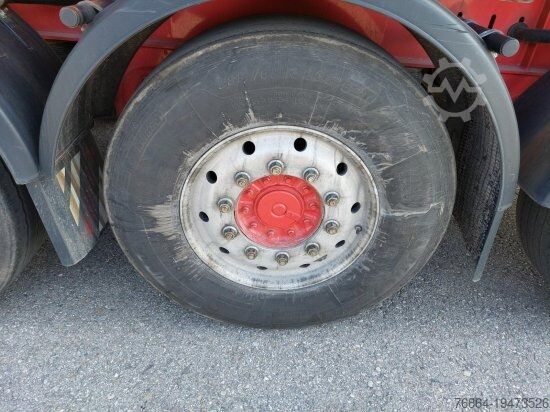 Tipper semitrailer SCHWARZMüLLER K10VLN3 STAHLMULDE, PORTALTüREN, ALUFELGEN, LIFTACHSE, 60M3