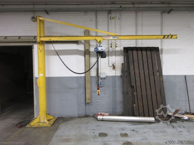 Saeulenschwenkkran Schwenkkran Kettenzug Vetter Kran Drehkran Hallenkran 125KG PS1,25 NL 125Kg L 4m Abus Kettenzug