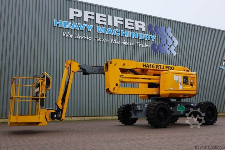 Gelenkteleskoparbeitsbühne Haulotte HA16RTJ Pro Diesel, 4x4x4 Drive, 16 m Working Heig
