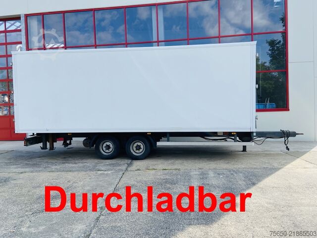 Box trailer Tang, Karl K105 Tandem Kofferanhänger vorn Durchladbar