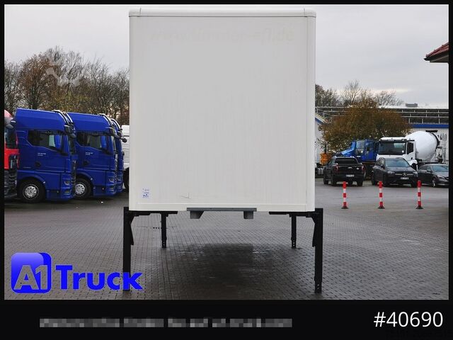 Wechselbrücke mit Kofferaufbau SPIER WB Koffer, 7,45, guter Zustand, verzinkt, Rolltor