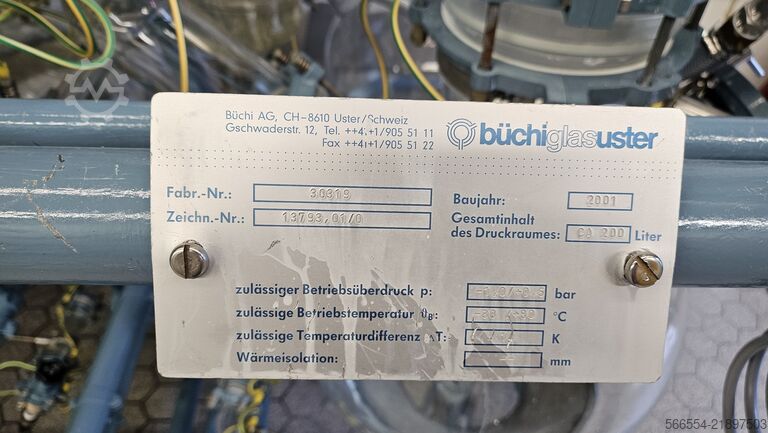 Reaction and distillation plants Büchi Glas Buchi Glas Uster CR 101 spez. Prozessreaktorsystem