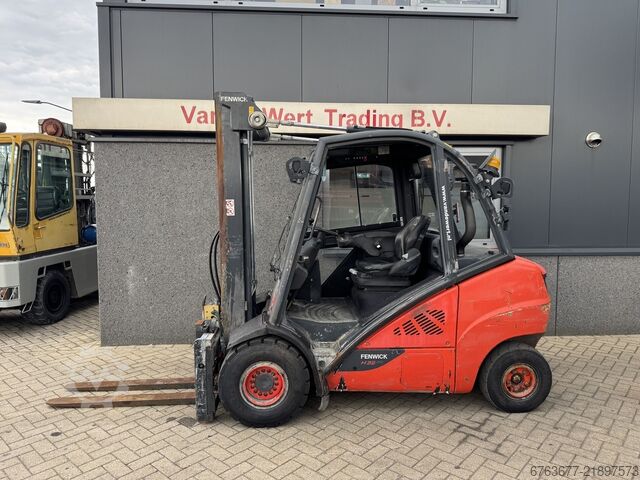 Linde H35D-02 Triplex 550 Freelift / Sideshift / Fork Positioner VW Diesel 2018 LINDE H35D-02 Triplo 550 Freelift / Sideshift / Vorkversteller VW Diesel 2018