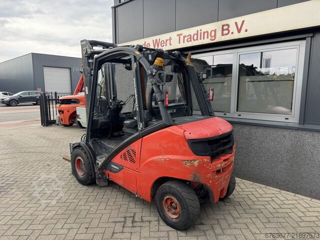 Linde H35D-02 Triplex 550 Freelift / Sideshift / Fork Positioner VW Diesel 2018 LINDE H35D-02 Triplo 550 Freelift / Sideshift / Vorkversteller VW Diesel 2018