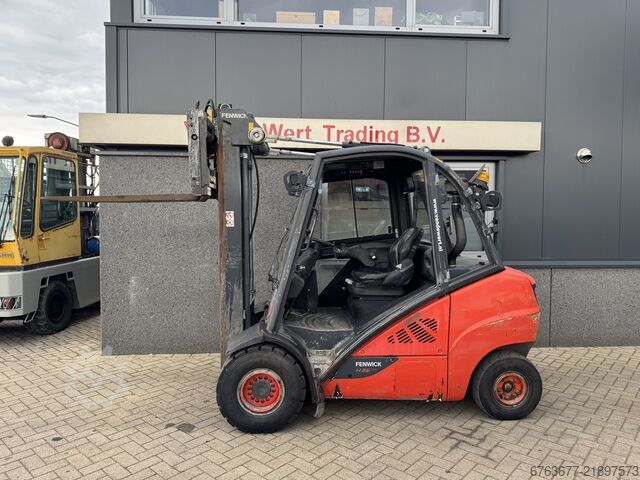 Linde H35D-02 Triplex 550 Freelift / Sideshift / Fork Positioner VW Diesel 2018 LINDE H35D-02 Triplo 550 Freelift / Sideshift / Vorkversteller VW Diesel 2018