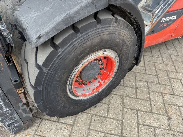 Linde H35D-02 Triplex 550 Freelift / Sideshift / Fork Positioner VW Diesel 2018 LINDE H35D-02 Triplo 550 Freelift / Sideshift / Vorkversteller VW Diesel 2018