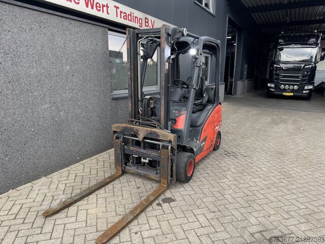 Linde H20T-01 Duplex 315 Freelift / Sideshift / Fork Positioner LPG 2015 LINDE H20T-01 Duplo 315 Freelift / Sideshift / Vorkversteller LPG 2015