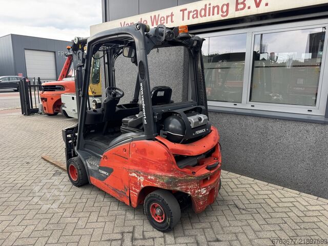 Linde H20T-01 Duplex 315 Freelift / Sideshift / Fork Positioner LPG 2015 LINDE H20T-01 Duplo 315 Freelift / Sideshift / Vorkversteller LPG 2015