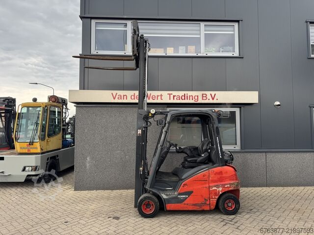 Linde H20T-01 Duplex 315 Freelift / Sideshift / Fork Positioner LPG 2015 LINDE H20T-01 Duplo 315 Freelift / Sideshift / Vorkversteller LPG 2015