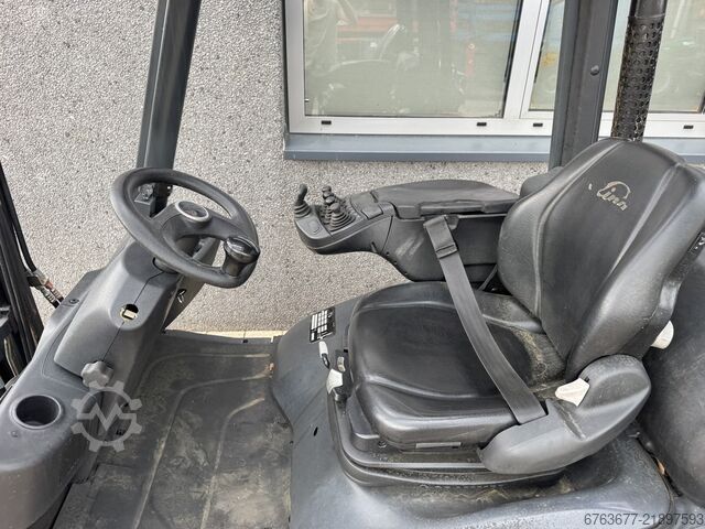 Linde H20T-01 Duplex 315 Freelift / Sideshift / Fork Positioner LPG 2015 LINDE H20T-01 Duplo 315 Freelift / Sideshift / Vorkversteller LPG 2015