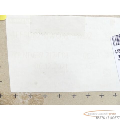 Control unit Siemens 1FE1082-6WQ31-5WD2 SN:YFN0637212401005 - ! -