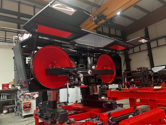 Komplettes Sägewerk (stationär) WRAVOR Banc scie horizontal OCCASION WRC 1250