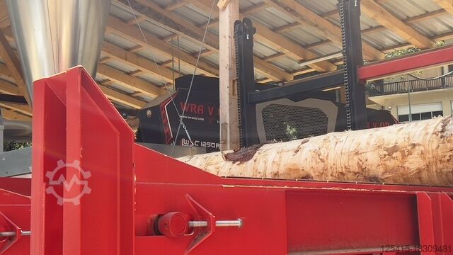 Komplettes Sägewerk (stationär) WRAVOR Banc scie horizontal OCCASION WRC 1250