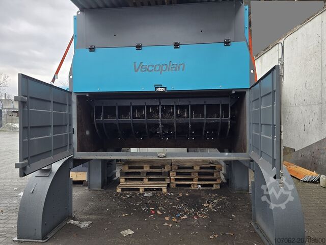 Single-shaft waste shredder Vecoplan VEZ 2500