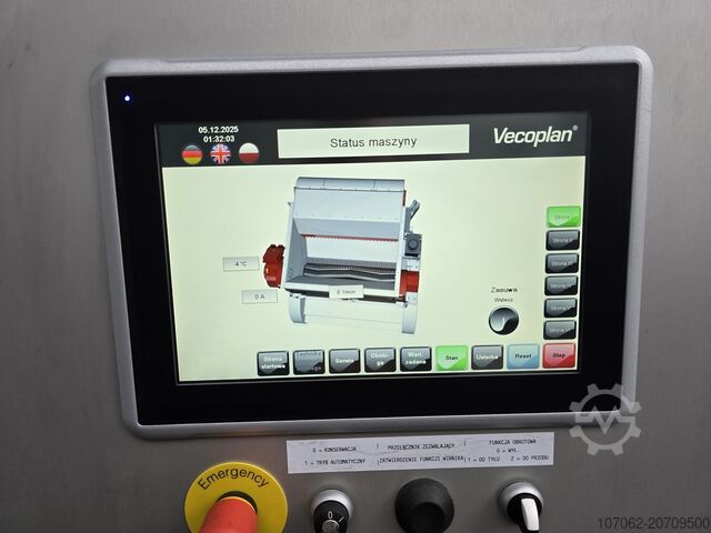 Single-shaft waste shredder Vecoplan VEZ 2500