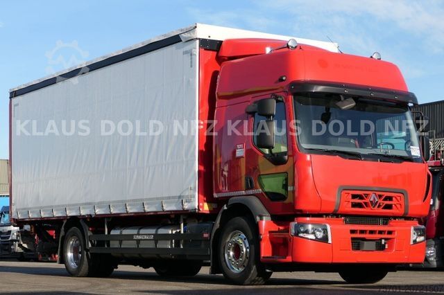 LKW mit Pritsche & Plane RENAULT DWide 18.320 Pritsche Plane Vollluft XL-Tank LBW