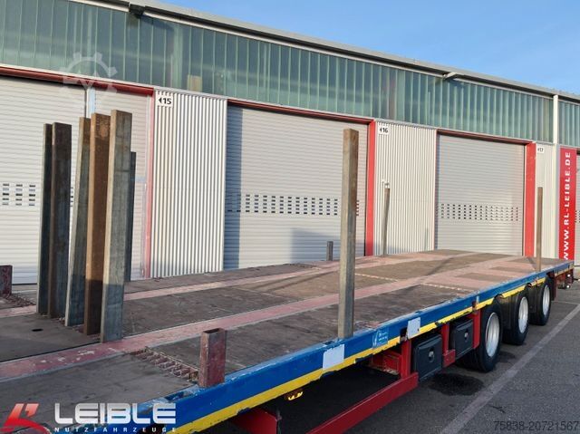 Auflieger mit Arbeitsbühne MEUSBURGER MTS-3*Tieflader*48t*Lift/Lenk*