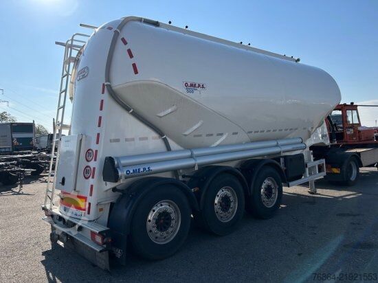 Silo semitrailer  O.M.E.P.S CM35, SILOAUFLIEGER, SAUG-DRUCK,  ALUFELGEN, LIFTACHSE