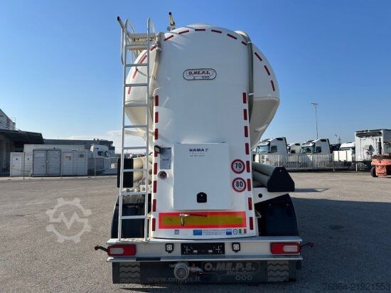 Silo semitrailer  O.M.E.P.S CM35, SILOAUFLIEGER, SAUG-DRUCK,  ALUFELGEN, LIFTACHSE