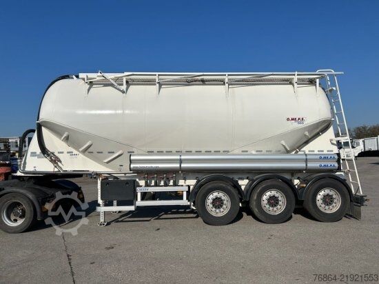 Silo semitrailer  O.M.E.P.S CM35, SILOAUFLIEGER, SAUG-DRUCK,  ALUFELGEN, LIFTACHSE