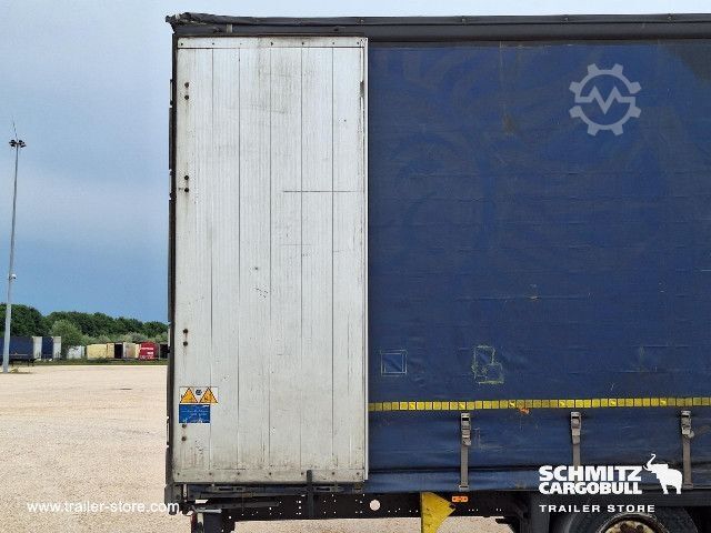 Open semitrailer with tarp Schmitz Cargobull Curtainsider Mega