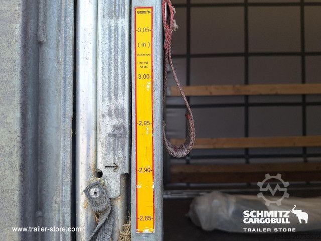 Open semitrailer with tarp Schmitz Cargobull Curtainsider Mega