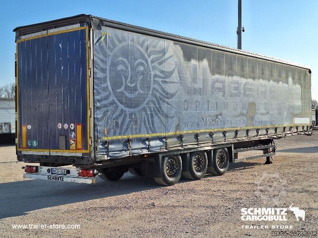 Open semitrailer with tarp Schmitz Cargobull Curtainsider Mega