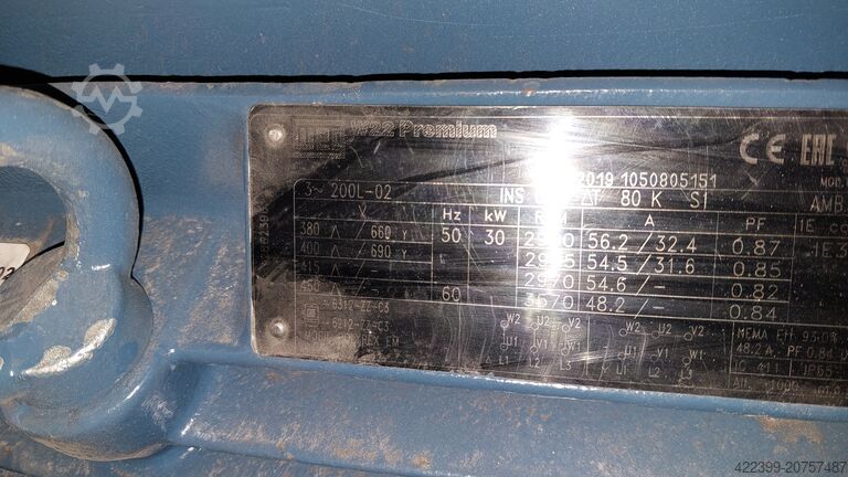 Hochleistungsventilator 30 kW, 3000 U/min Halifax Fan UK BLBC 23.5