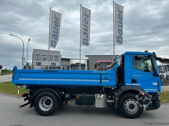 Tipper truck MAN TGM 18.290BL/Meiller/Kipper/NL10,7 to/Nur 70 tkm