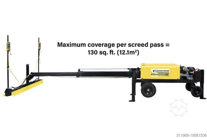 Slipform concrete paving machine Ligchine Screed Saver II