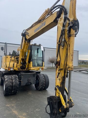 Mobilbagger Komatsu PW130-7K