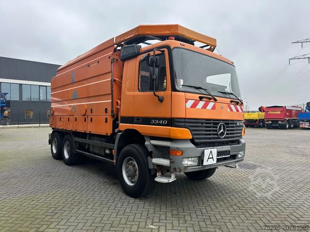 Saugfahrzeug Mercedes-Benz Actros 3340 6x6 Kanalreinigung + Wasserruckgewi...
