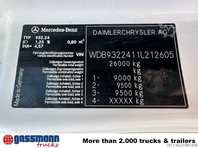 Standard tractor unit Mercedes-Benz Actros 2646 LK 6x4