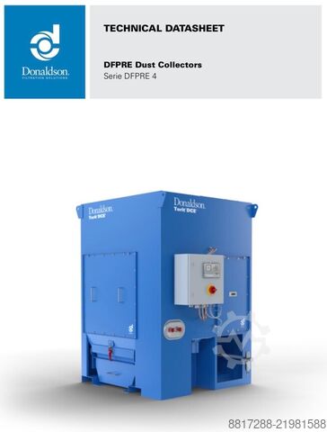 Welding smoke suction Donaldson DFPRE4 SPKTRP