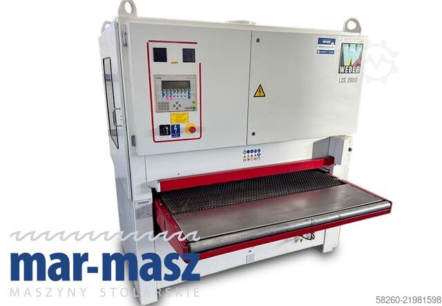 Wide belt sander 1350 Weber LCE 2000 DP-1350