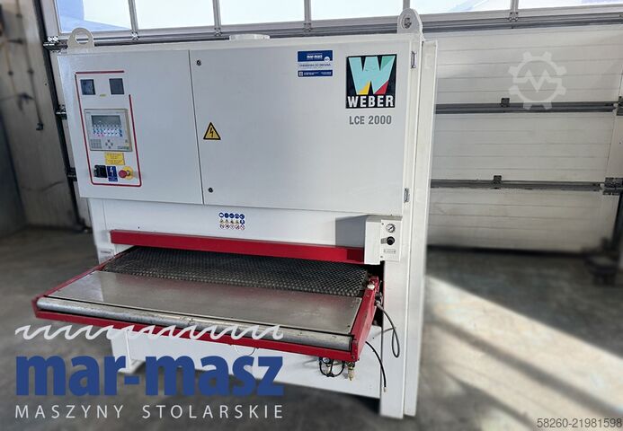 Wide belt sander 1350 Weber LCE 2000 DP-1350