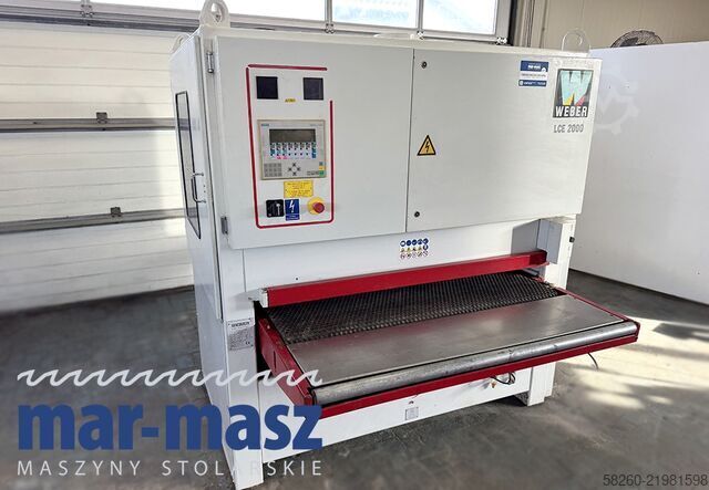 Wide belt sander 1350 Weber LCE 2000 DP-1350