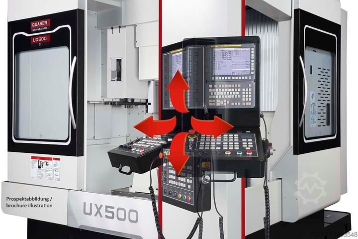 5 axes universal machining center QUASER UX 500 C
