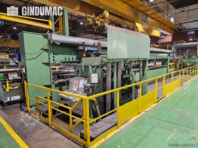 Blechbearbeitungsmaschine GRABENER Single-sided sheet metal edge milling machine