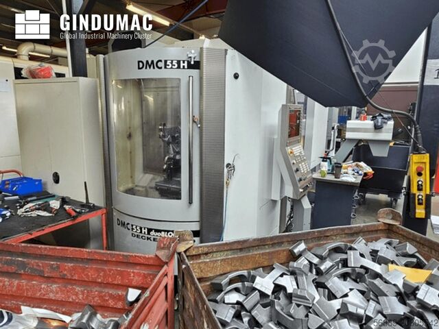 Horizontal-Bearbeitungszentrum DECKEL MAHO DMC 55H duoBlock (2007)