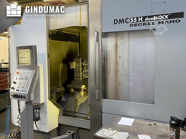 Horizontal-Bearbeitungszentrum DECKEL MAHO DMC 55H duoBlock (2007)