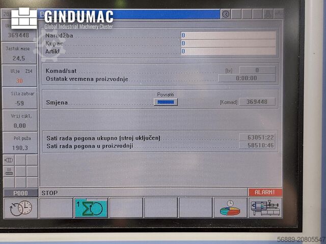 Hydraulische Spritzgießmaschine KraussMaffei 600 - 3500 C3