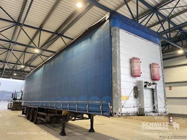 Open semitrailer with tarp Schmitz Cargobull Curtainsider Coil