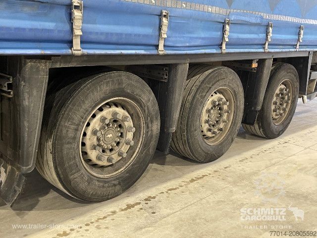 Open semitrailer with tarp Schmitz Cargobull Curtainsider Coil